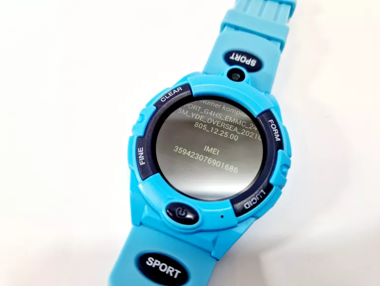 SMARTWATCH DLA DZIECI BEMI SETRACKER2 MODEL SPORT NIEBIESKI | BWSPR1NN