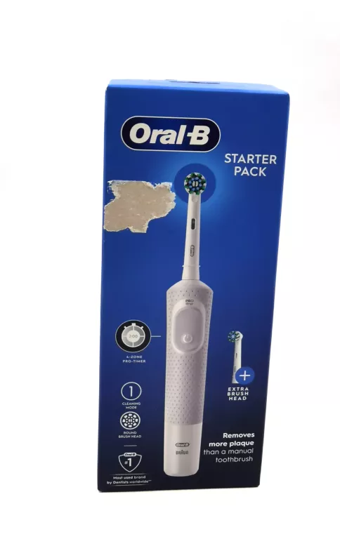 SZCZOTECZKA ELEKTRYCZNA ORAL-B STARTER PACK - SZARA