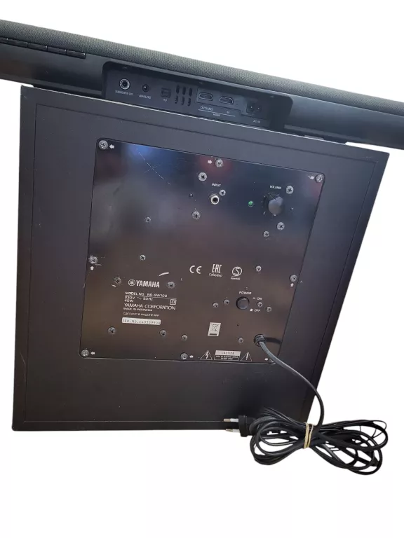 ZESTAW SUBWOOFER YAMAHA NS-SW100  Z SOUNDBAREM YAMAHA YAS-106