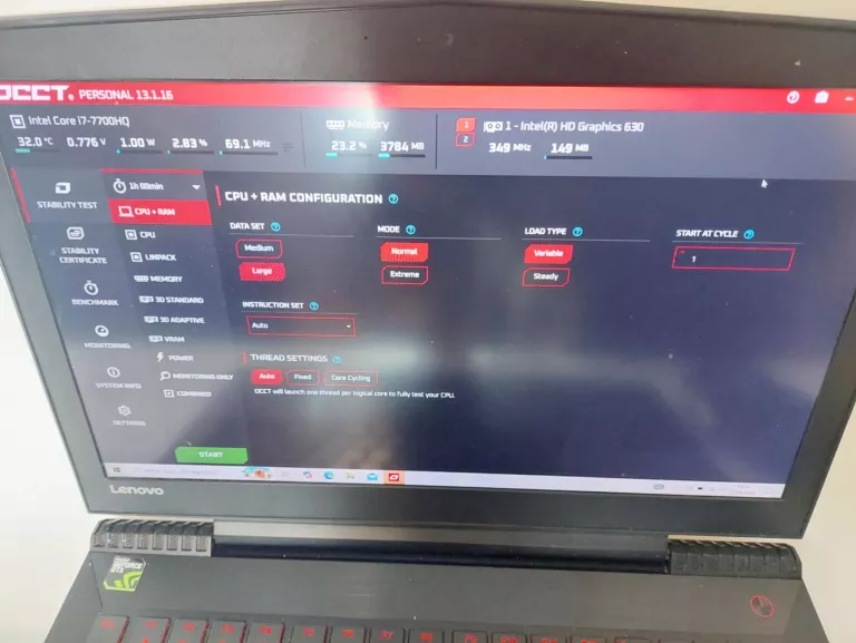 LAPTOP LENOVO LEGION Y520-15IKBN 80WK00ETPB 16/500GB
