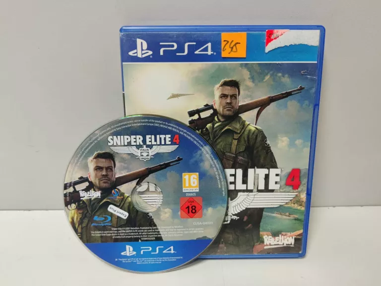 GRA PS4 SNIPER ELITE 4