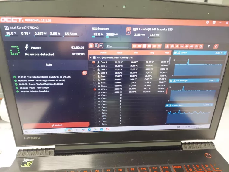LAPTOP LENOVO LEGION Y520-15IKBN 80WK00ETPB 16/500GB