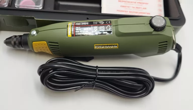 MIKROWIERTARKA PROXXON FBS 240/E  MINISZLIFIERKA PRECYZYJNA FREZARKA