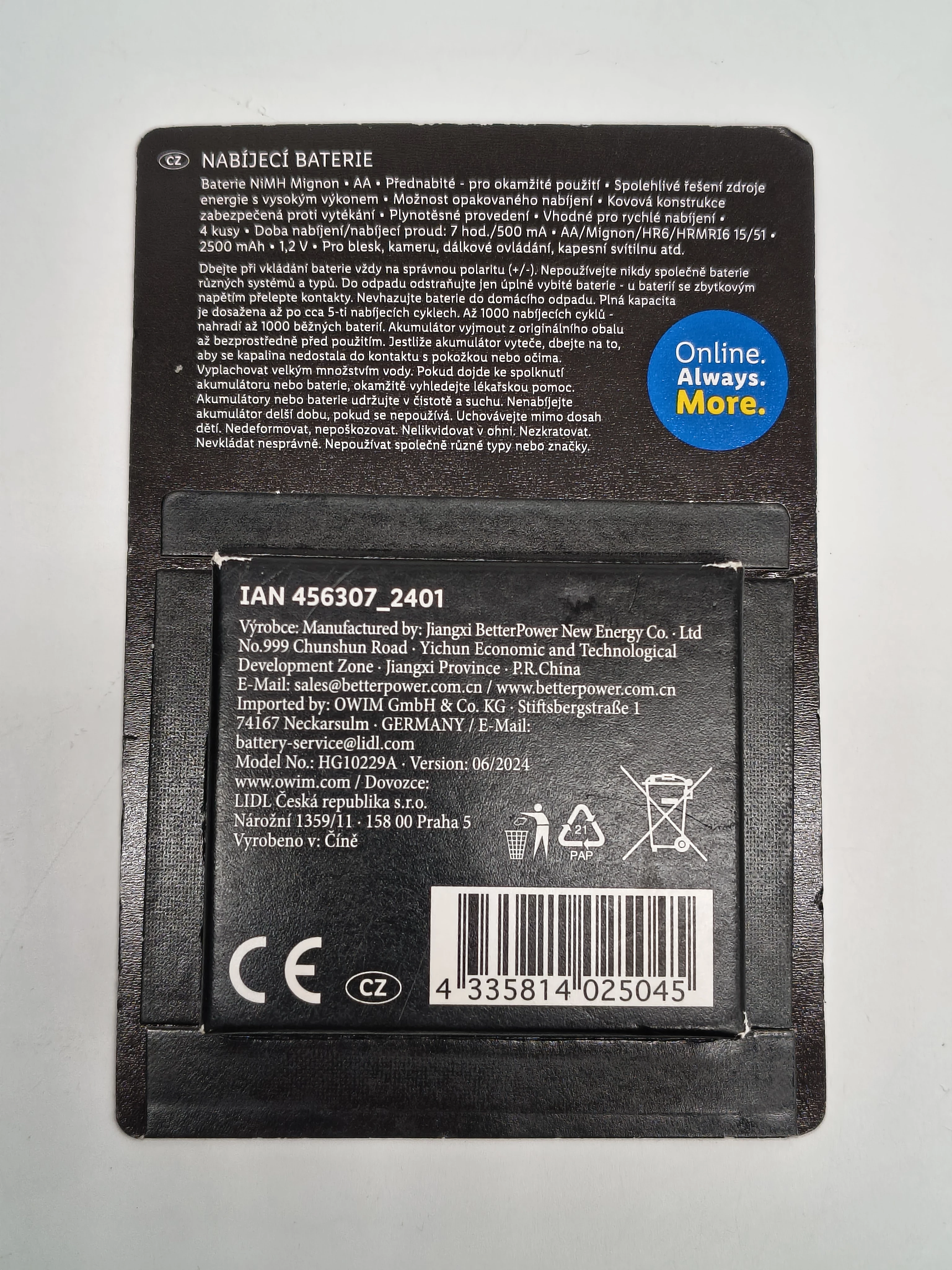 akumulatorki-tronic-ni-mh-ready-2-use-color-2500-mah-4-szt-aa-ean-gtin-4335814025045