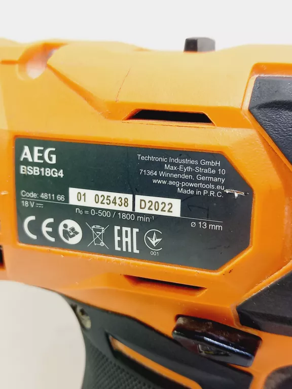 WKRĘTARKA AEG BSB18G4