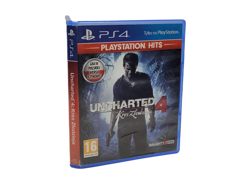 GRA NA KONSOLE PS4 UNCHARTED 4 KRES ZŁODZIEJA WERSJA POLSKA