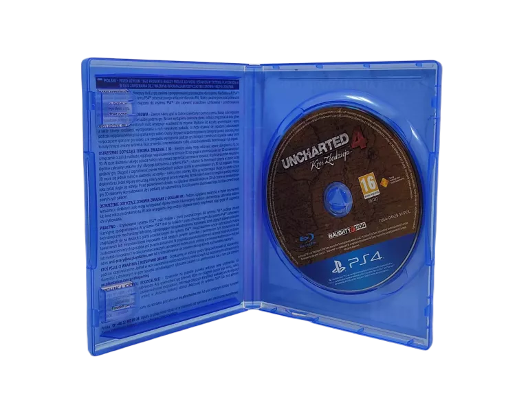 GRA NA KONSOLE PS4 UNCHARTED 4 KRES ZŁODZIEJA WERSJA POLSKA