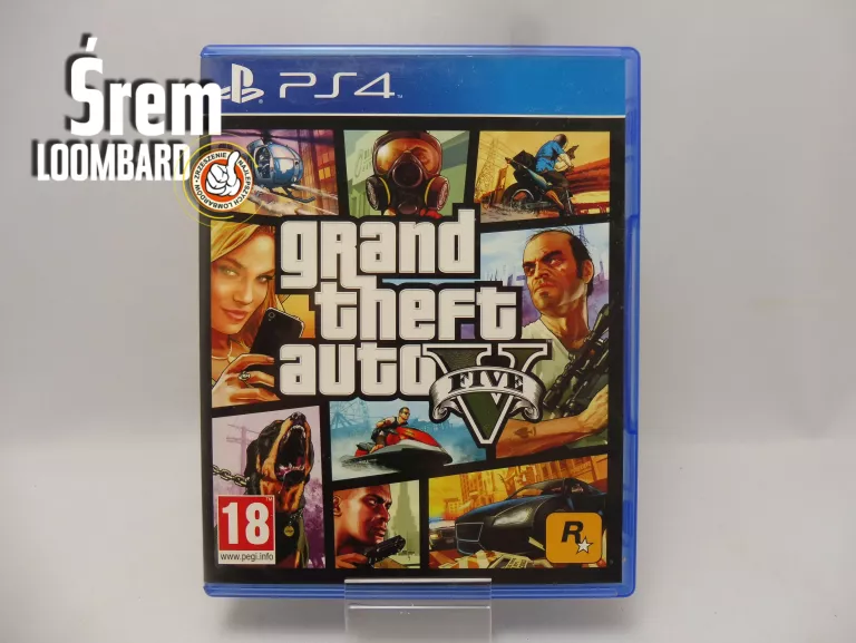 GRA GTA V NA PS4, STAN BDB!