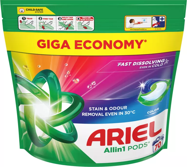 KAPSUŁKI DO PRANIA ARIEL ALL IN 1 PODS COLOR - 70 SZT.