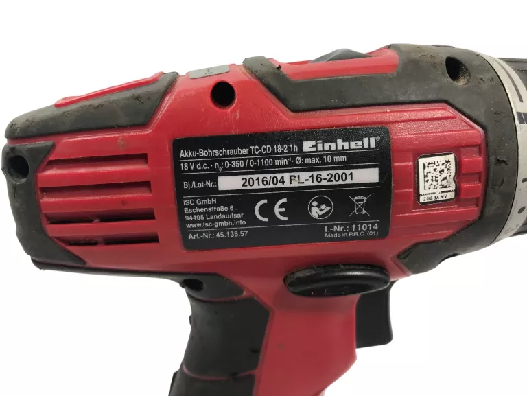 WKRĘTARKA EINHELL TC-CD-18-2 ŁADOWARKA + AKUMULATOR