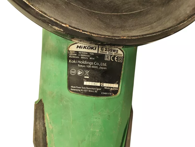 SZLIFIERKA KĄTOWA HIKOKI G23SW2 230 MM 2200W