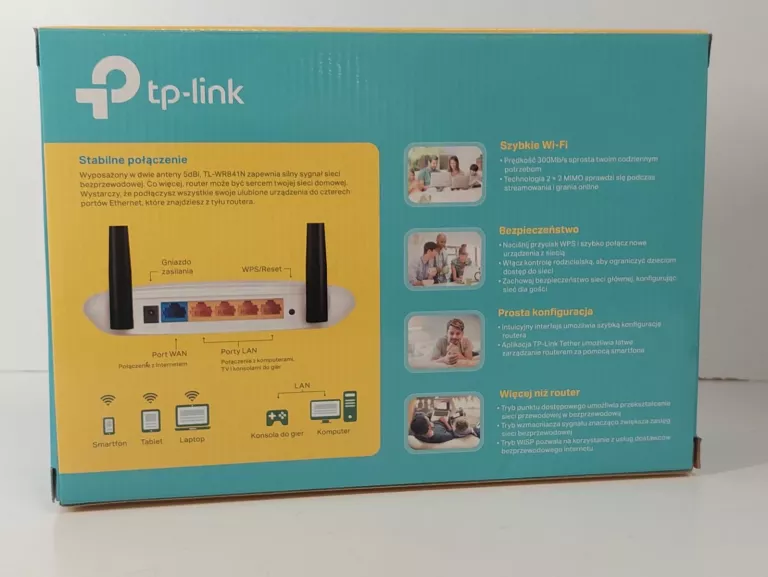 ACCESS POINT, ROUTER TP-LINK TL-WR841N 802.11N (WI-FI 4)