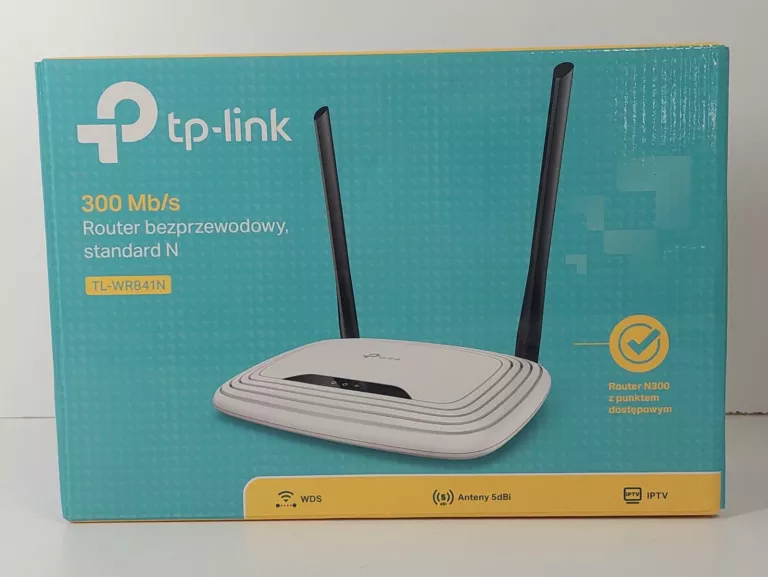 ACCESS POINT, ROUTER TP-LINK TL-WR841N 802.11N (WI-FI 4)