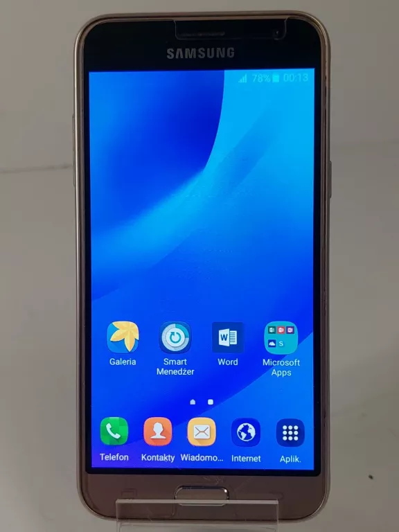 SMARTFON SAMSUNG GALAXY J3 2016 2 GB / 8 GB 4G (LTE) ZŁOTY