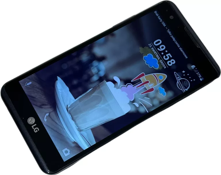 SMARTFON LG X POWER K220 2/16GB 5.3" CZARNO-SZARY LGK220.APOLBK