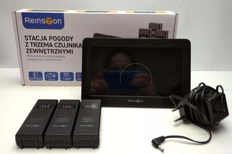 STACJA POGODOWA Z TRZEMA CZUJNIKAMI REINSTON ESP0G08