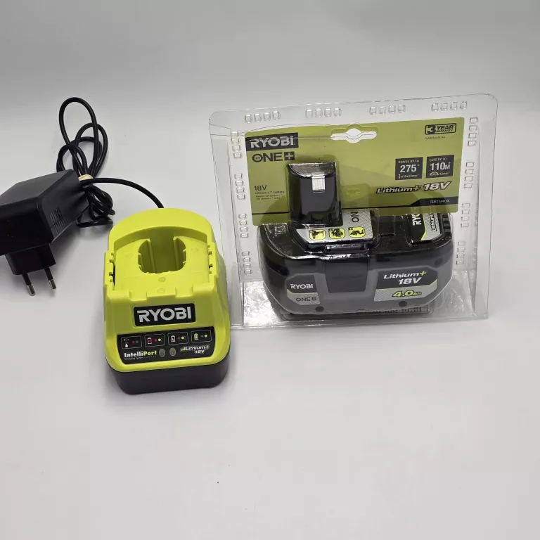 ZESTAW RYOBI AKUMULATOR 4,0AH ONE + ŁADOWARKA 18V INTELLI PORT