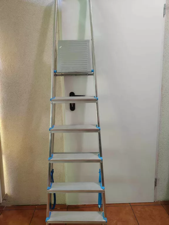 DRABINA ALUMINIOWA 5 STOPNIOWA + PODEST MACALLISTER