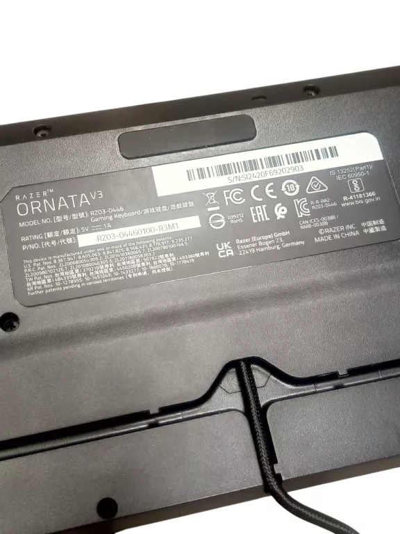 KLAWIATURA RAZER ORNATA V3 (RAZER MECHA-MEMBRANE)