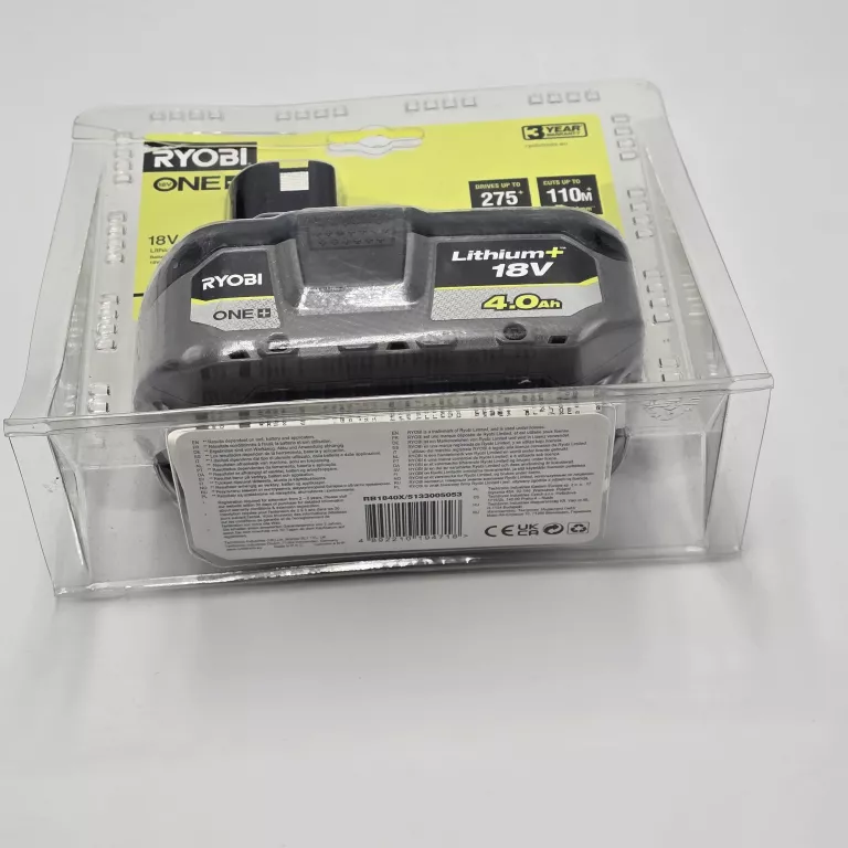 ZESTAW RYOBI AKUMULATOR 4,0AH ONE + ŁADOWARKA 18V INTELLI PORT