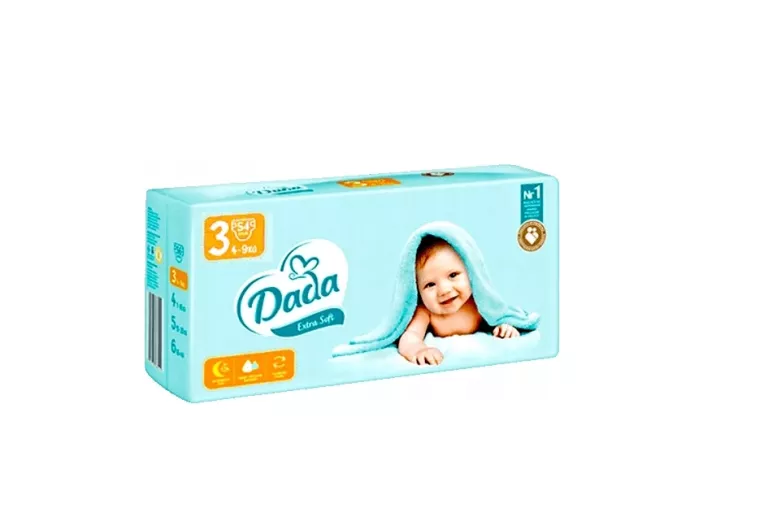 PIELUSZKI DADA EXTRA SOFT ROZMIAR 3 54 SZT.