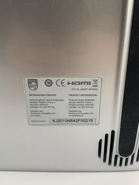 PROJEKTOR PHILIPS NEOPIX PRIME 2 KOMPLET