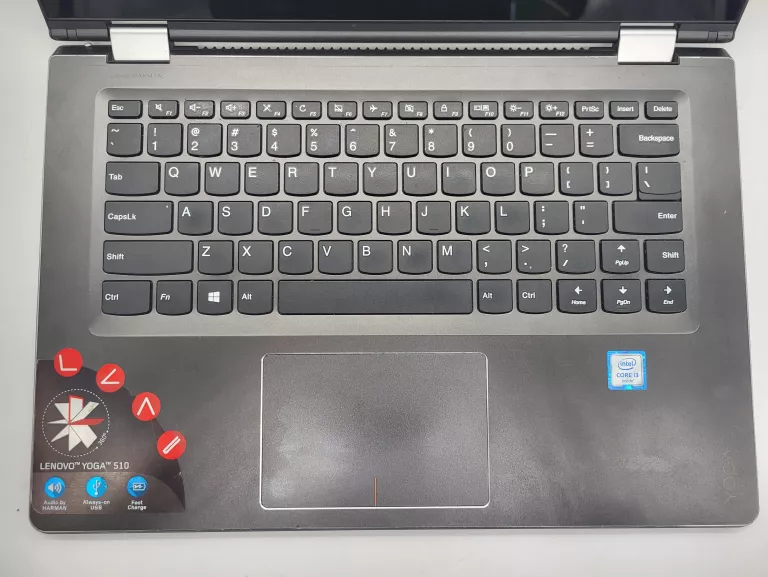 LAPTOP LENOVO YOGA 510-14ISK I3/4GB/128GB/WIN 10 + ZASILACZ