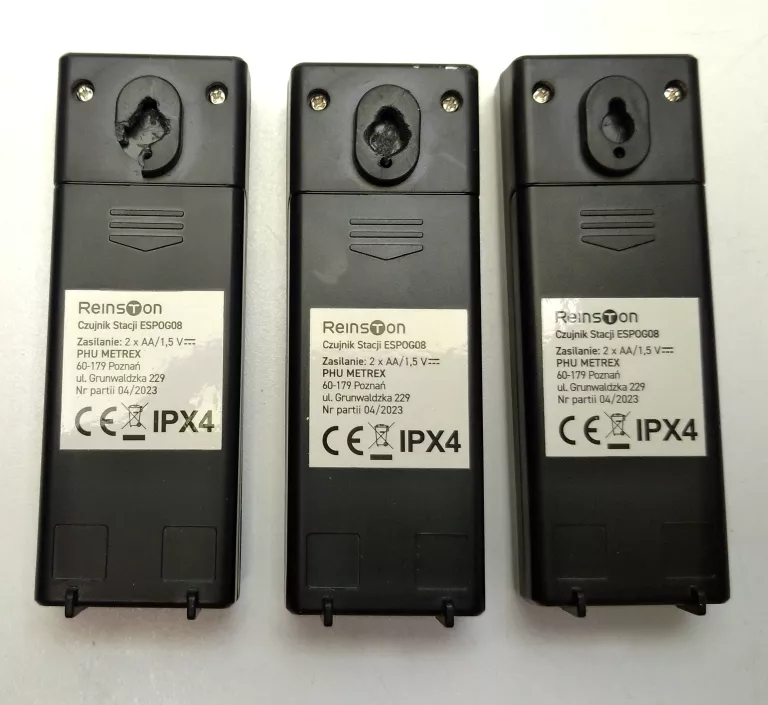 STACJA POGODOWA Z TRZEMA CZUJNIKAMI REINSTON ESP0G08