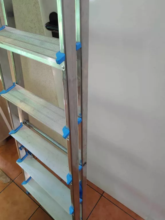 DRABINA ALUMINIOWA 5 STOPNIOWA + PODEST MACALLISTER