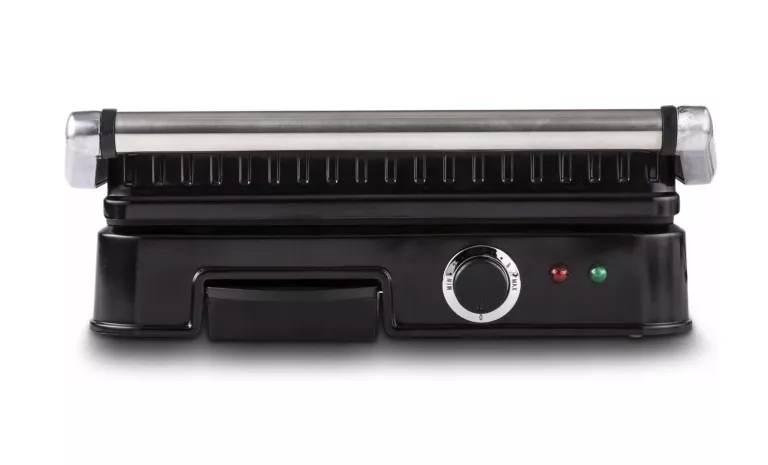 BEZTŁUSZCZOWY GRILL ELEKTRYCZNY OPIEKACZ KOMPAKTOWY MOCNY BEZ TŁUSZCZU 400