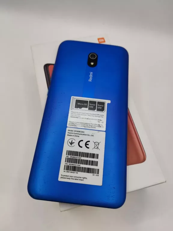 TELEFON XIAOMI REDMI 8A 2 GB / 32 GB 4G OCEAN BLUE PUDEŁKO