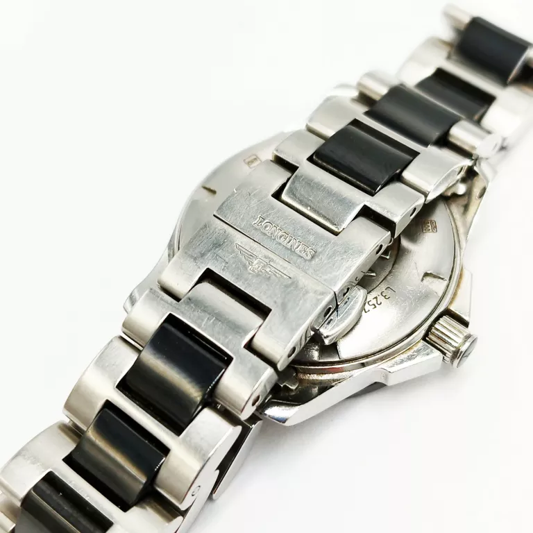 ZEGAREK KWARCOWY LONGINES CONQUEST LADY CERAMIC L3.257.4.57.7 DIAMENT 29MM