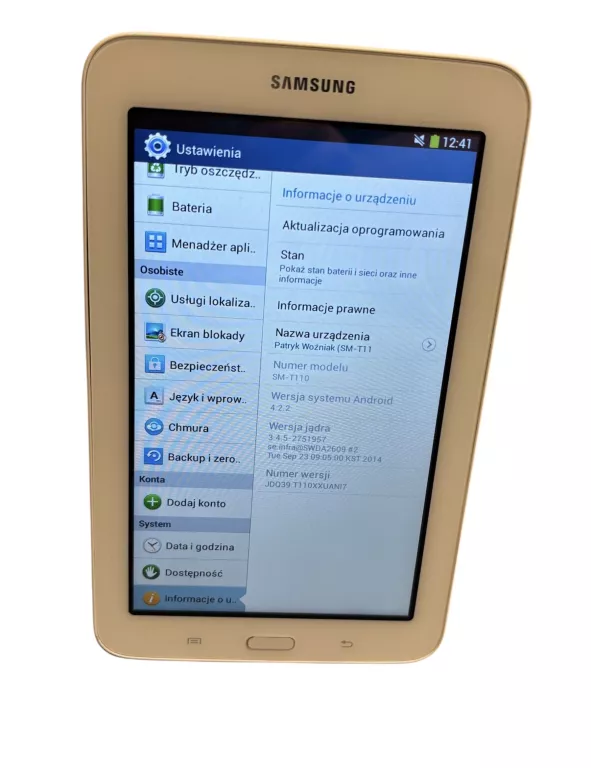 TABLET SAMSUNG GALAXY TAB 3 LITE SM-T110 8GB 7"