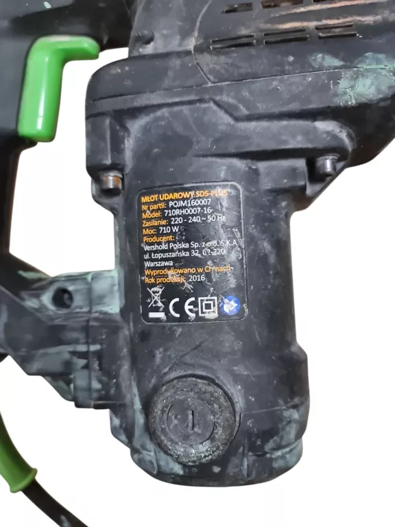MŁOTOWIERTARKA MŁOT UDAROWY NITEO TOOLS 710RH0007-16 710W