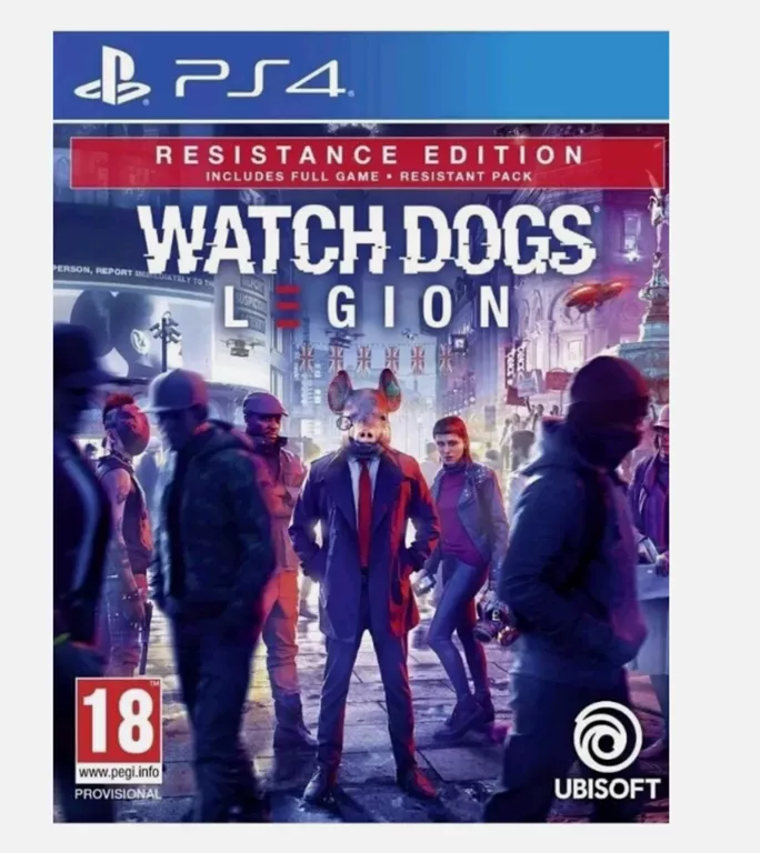 WATCH DOGS LEGION: RESISTANCE EDITION GRA PS4 (KOMPATYBILNA Z PS5)