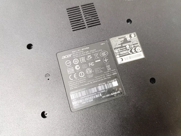 LAPTOP ACER ASPIRE E15 START ES1-512-C59L