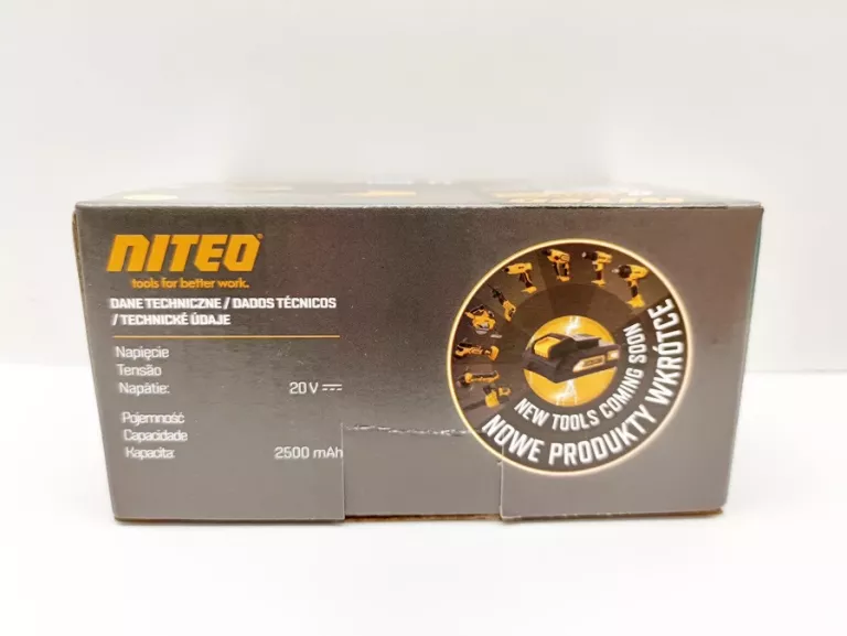 AKUMULATOR LI-ION NITEO TOOLS 20 V 2,5 AH