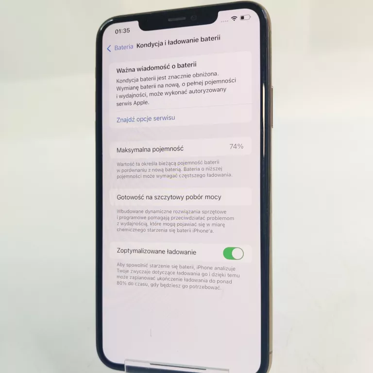 SMARTFON APPLE IPHONE 11 PRO MAX 4 GB / 256 GB 4G (LTE) ZŁOTY