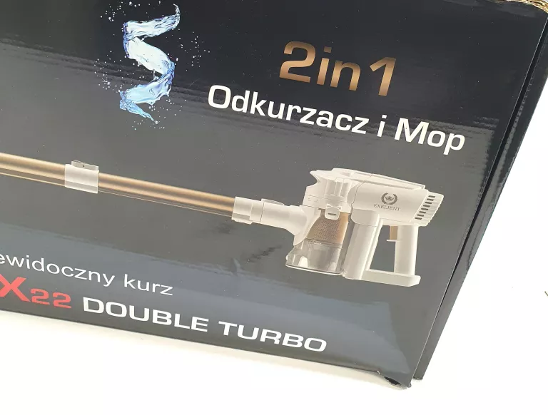 ODKURZACZ EXELIENT HURICINE X22 DOUBLE TURBO 2W1