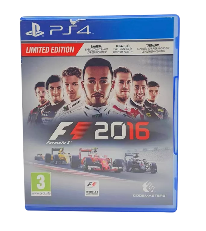 GRA PS4 F1 2016 LIMITED EDITION