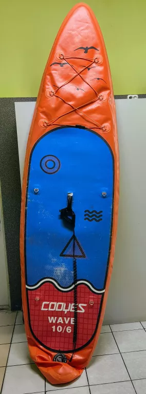 DESKA POMPOWANA SUP COOYES WAVE 10'6" BLK DO 130KG POKROWIEC POMPKA