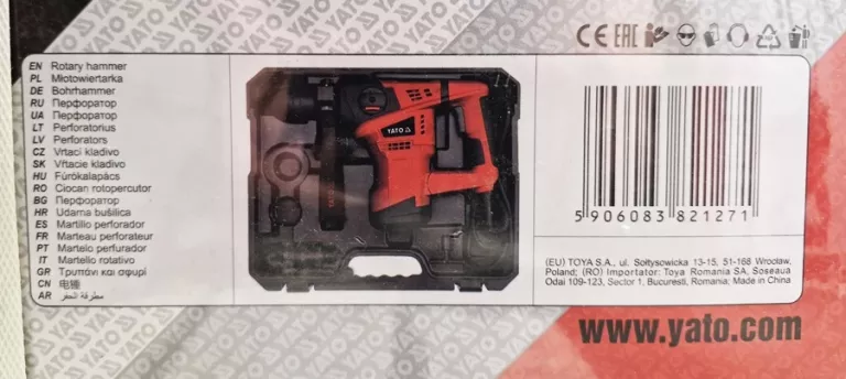 MŁOTOWIERTARKA YATO YT-82127 ZESTAW