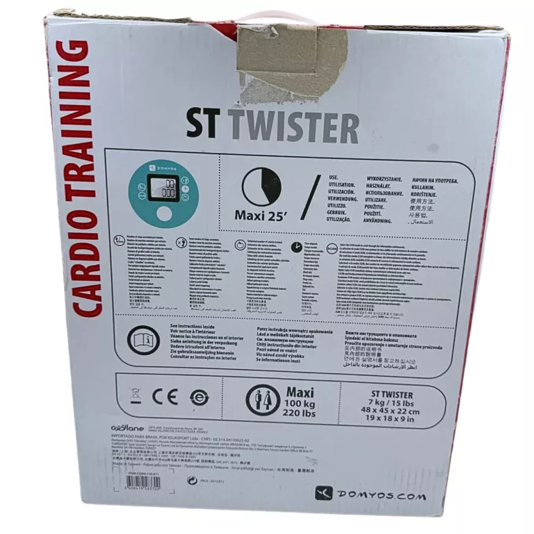 STEPPER SKRĘTNY DOMYOS TWISTER GREEN / PUDEŁKO