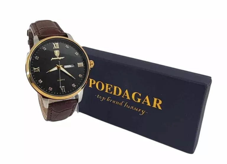 zegarek-meski-poedagar-brazowy-pasek-material-paska-129219-6