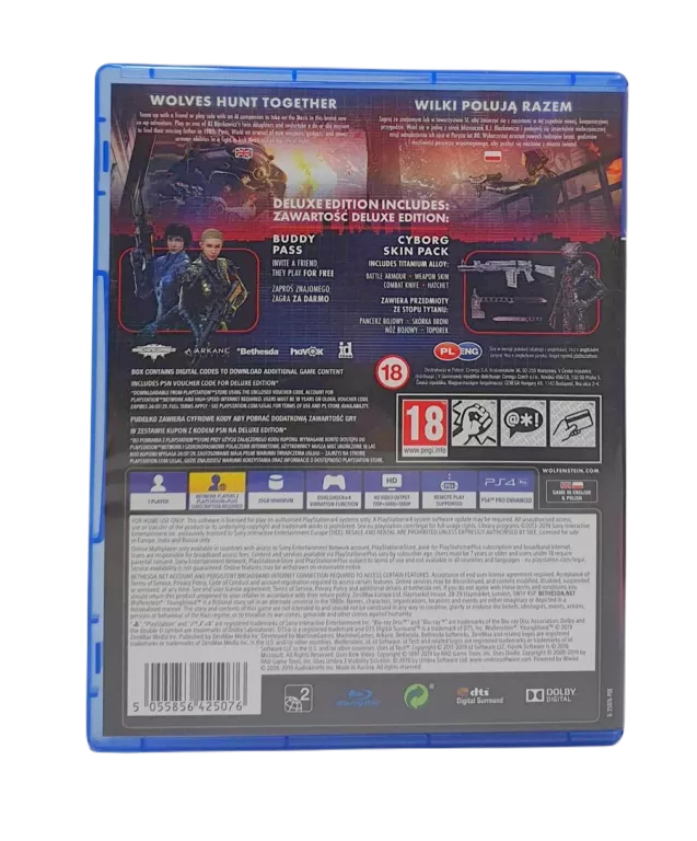 GRA PS4 WOLFENSTEIN: YOUNGBLOOD DELUXE EDITION PL