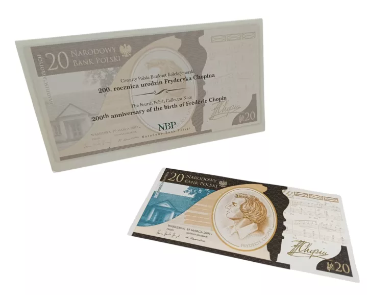 20ZL FRYDERYK CHOPIN BANKNOT
