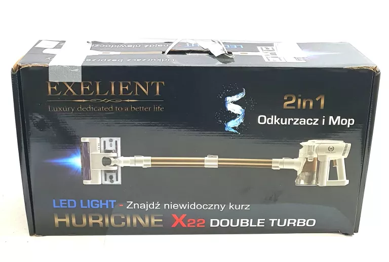 ODKURZACZ EXELIENT HURICINE X22 DOUBLE TURBO 2W1
