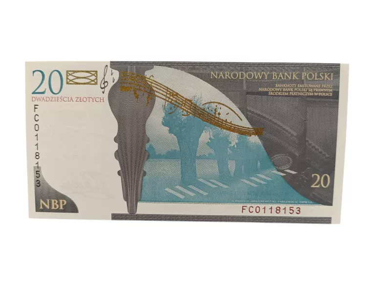 20ZL FRYDERYK CHOPIN BANKNOT