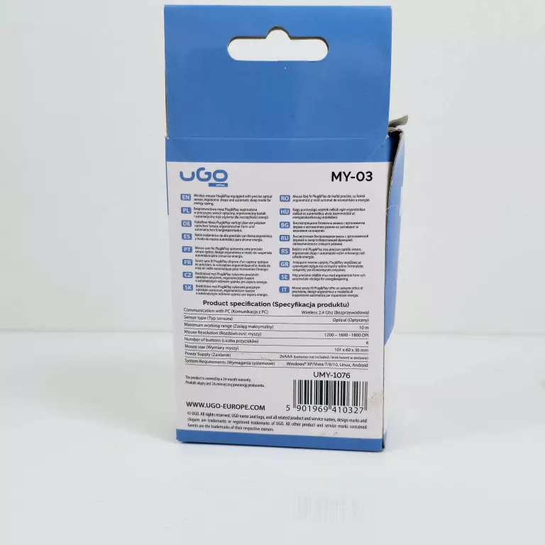 MYSZKA UGO OFFICE WIRELESS MOUSE