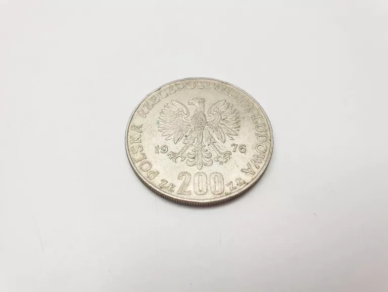 MONETA 200ZŁ 1976R. IGRZYSKA XXI OLIMPIADY